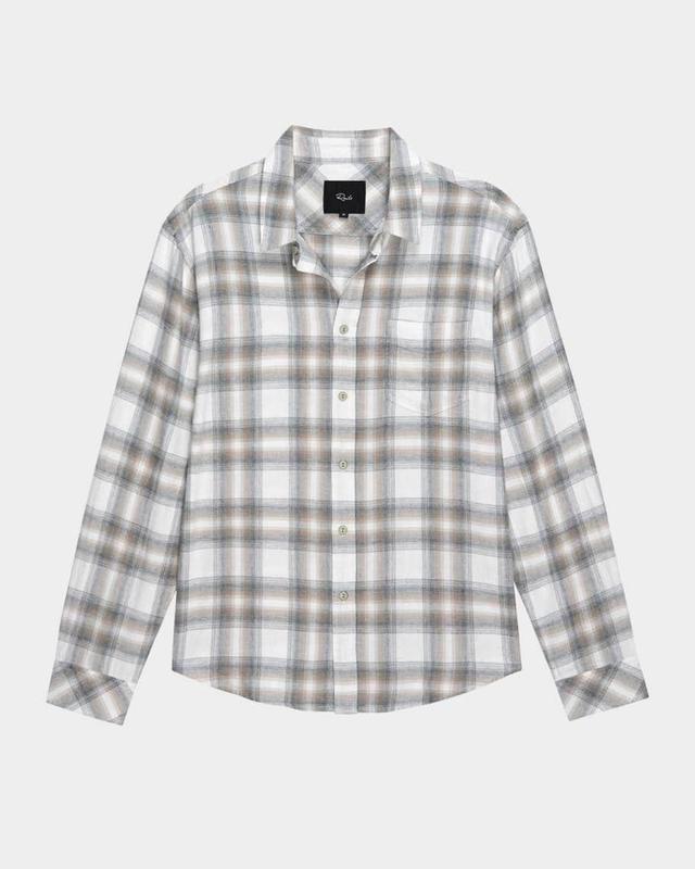 Men's Lennox Brushed Plaid Sport Shirt Product Image