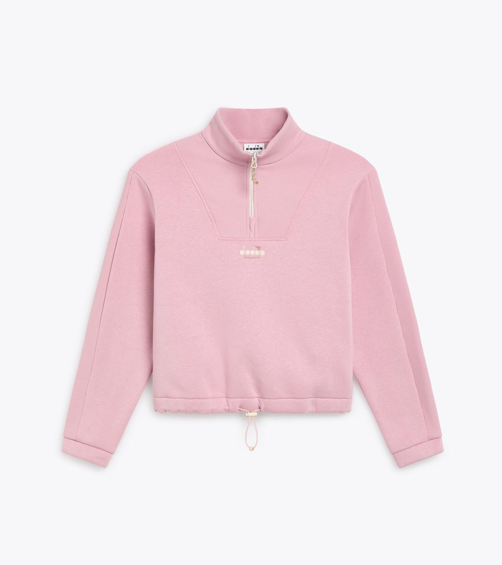 L. SWEATSHIRT 1/2 ZIP ATHL. LOGO Product Image