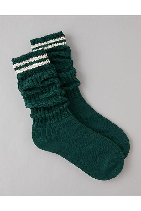 AE Varsity Stripe Slouchy Socks Women's Product Image