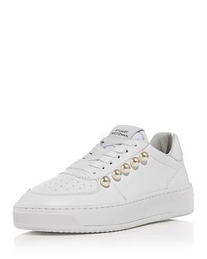 Stuart Weitzman Womens Sw Courtside Pearl Sneakers Product Image