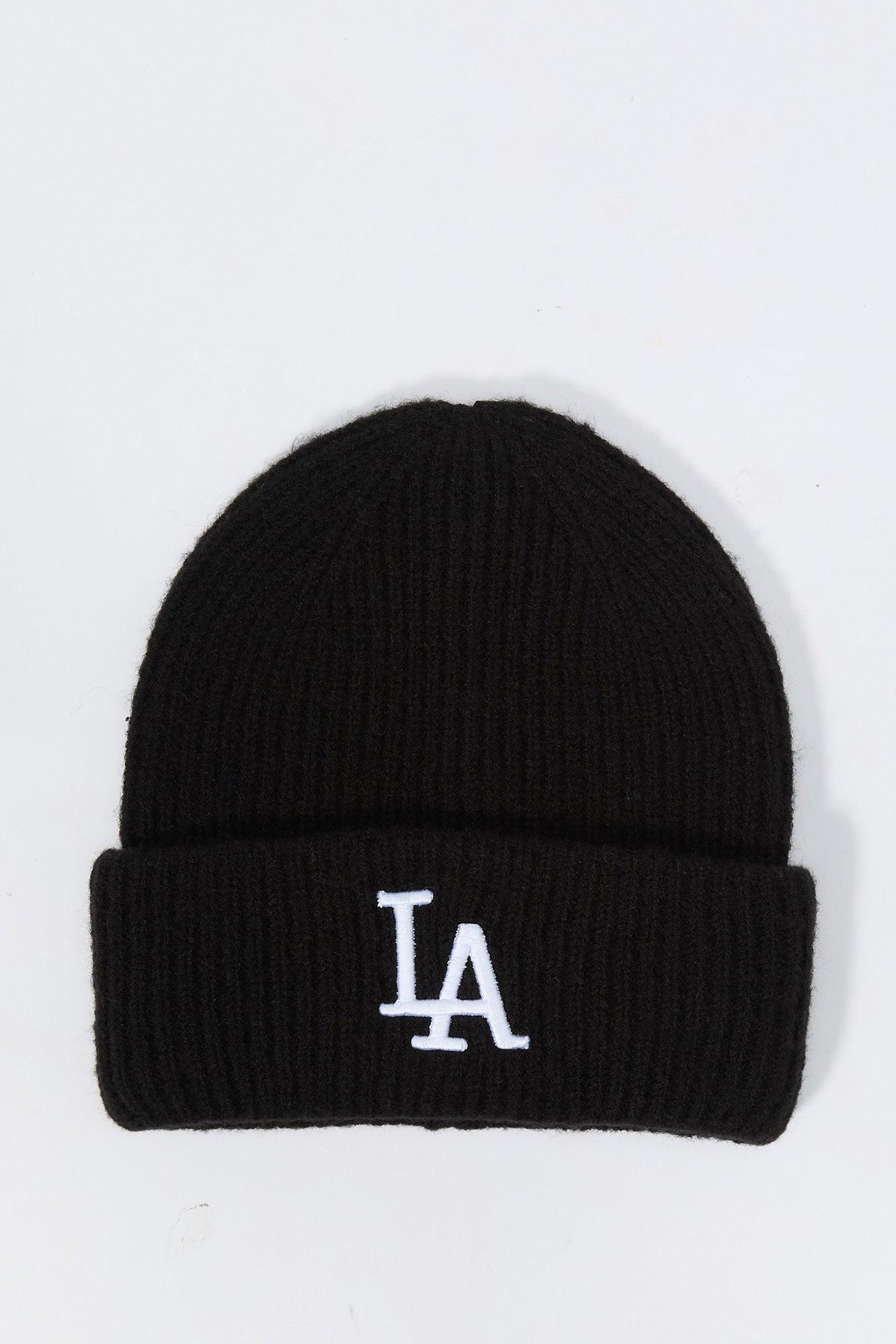 LA Embroidered Knit Beanie Female Product Image