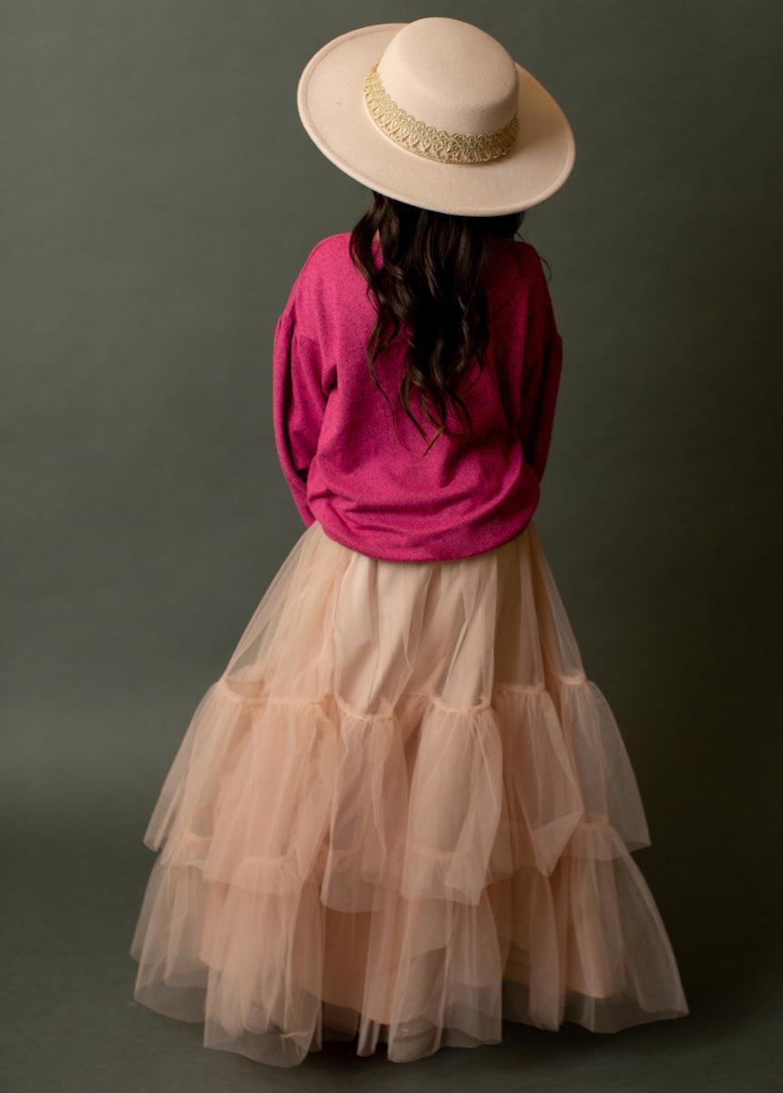 Zenni Skirt in Blush Product Image