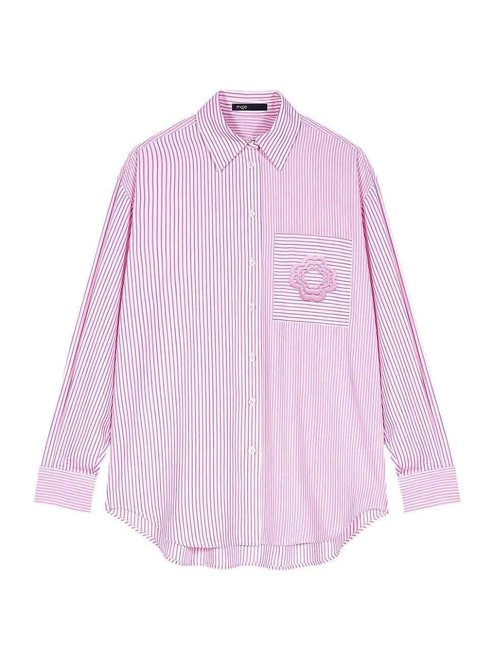 Womens Long Stripy Shirt Product Image