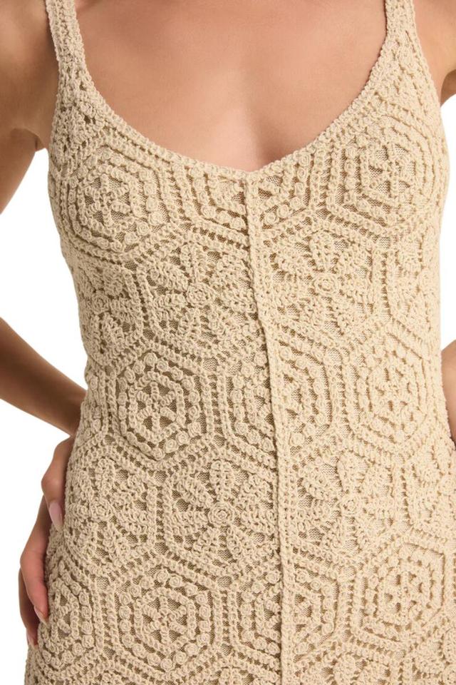 Allure Crochet Mini Dress Product Image