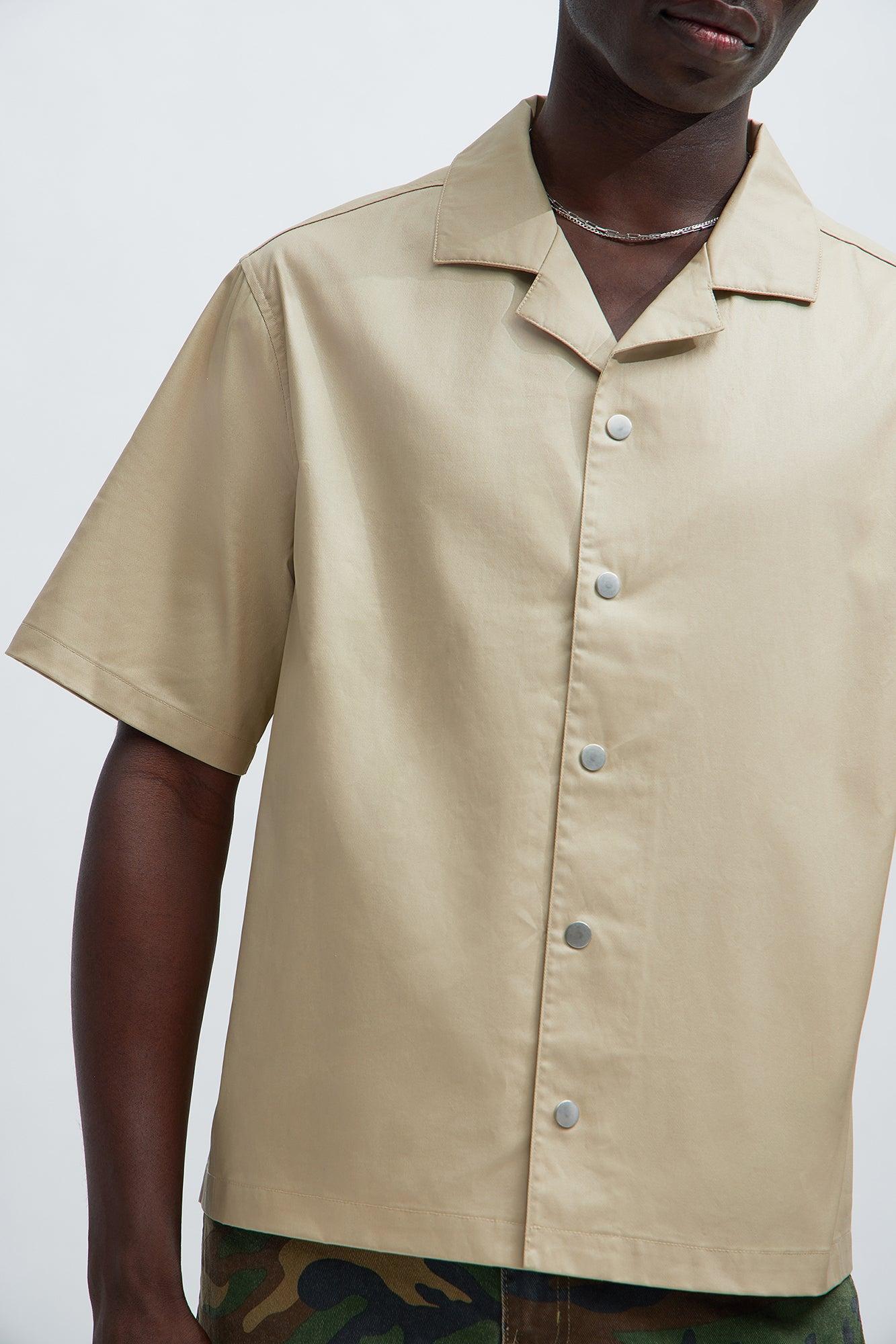 Cedrus Waxed Shirt - Tan Product Image