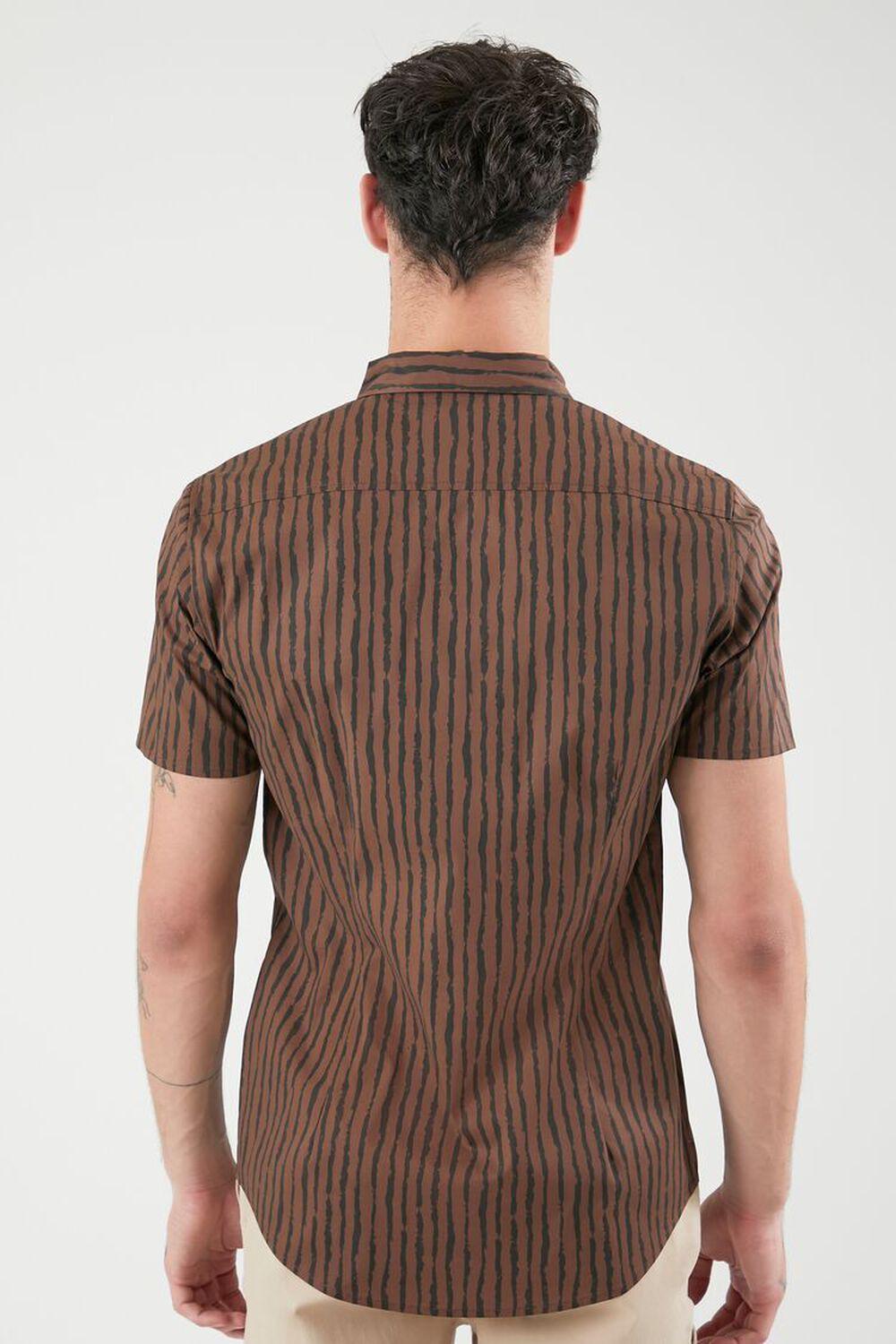 Striped Curved-Hem Shirt | Forever 21 Product Image