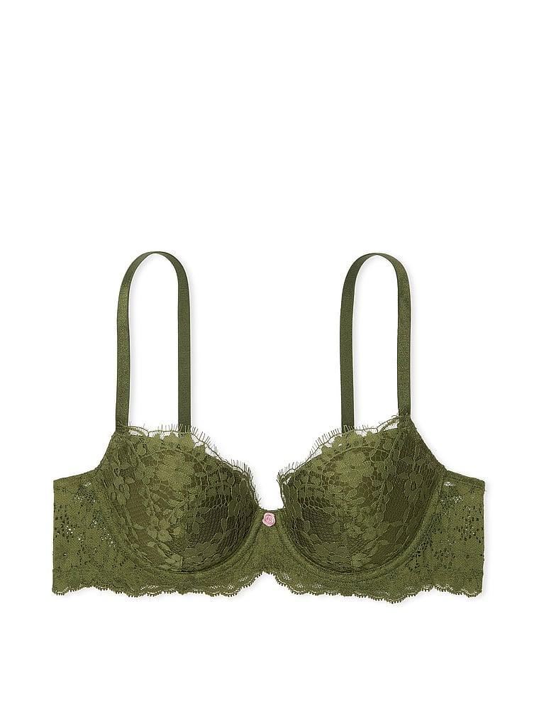 Lace Lightly Lined Classic Coverage Demi Bra Product Image