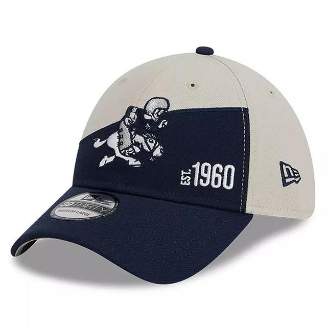 Mens New Era Cream Dallas Cowboys 2023 Sideline Historic 39THIRTY Flex Hat - Cream Product Image