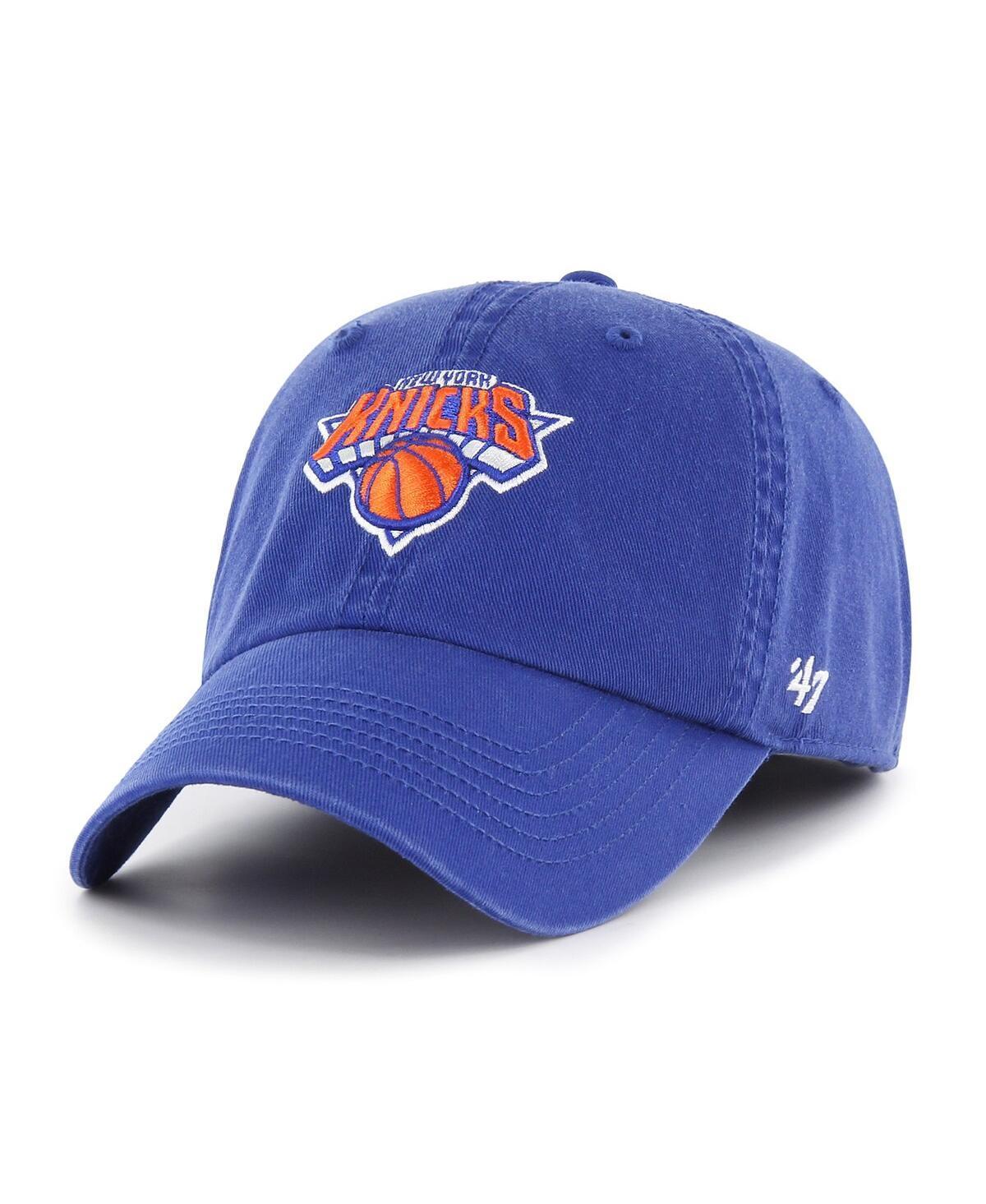 Mens 47 Brand Blue New York Knicks Classic Franchise Fitted Hat Product Image