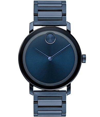 Men's Movado BoldÂ® Evolution Black IP Watch with Black Dial (Model: 3600752) Product Image