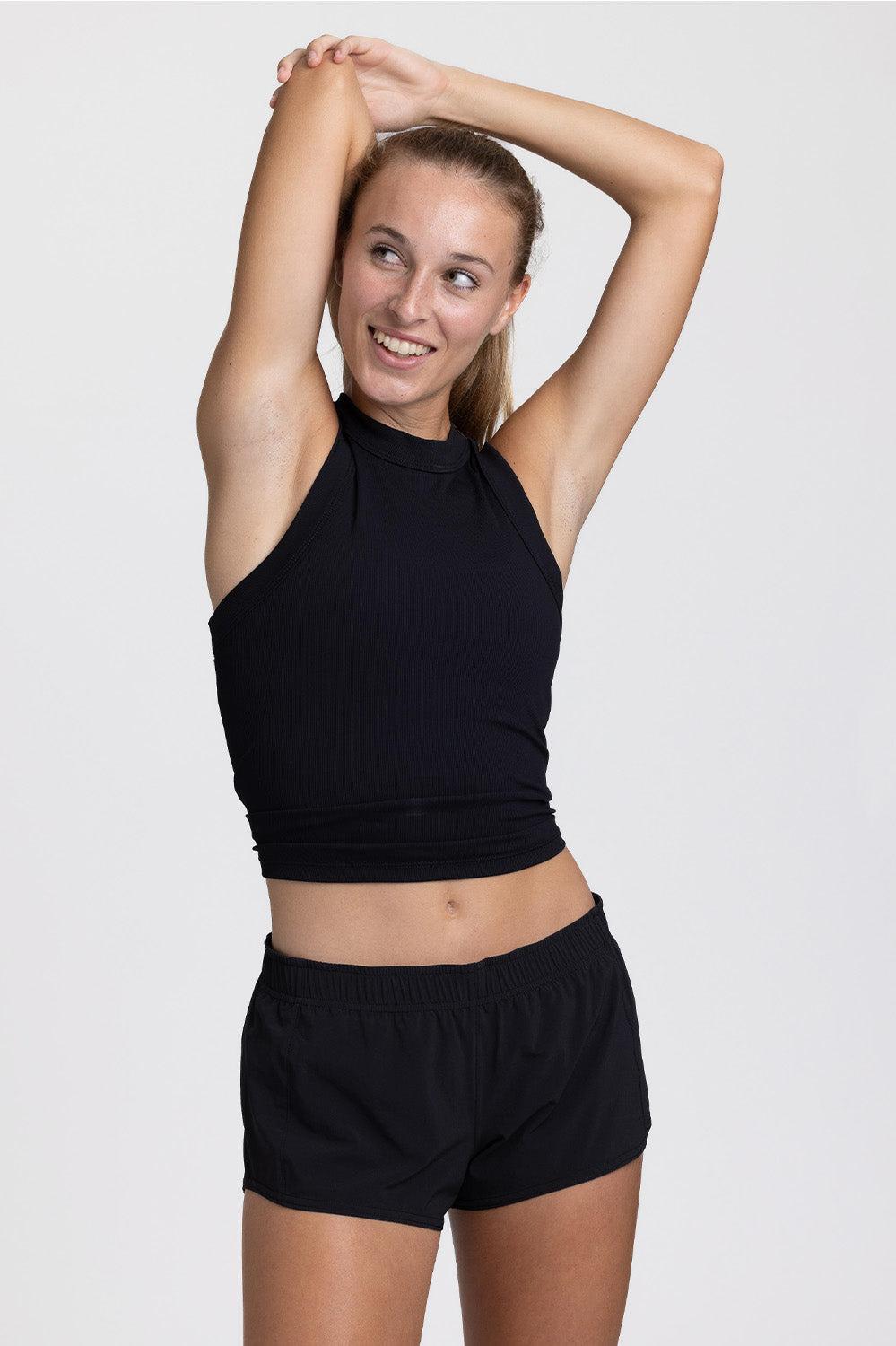 Bennie Run Short - Black Female Product Image