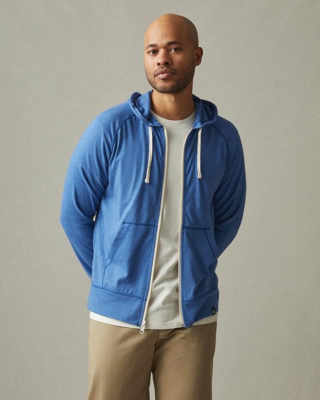 Lightweight Full Zip - Essential Blue Product Image