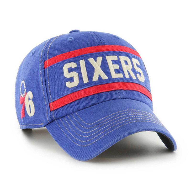 Mens 47 Royal Philadelphia 76ers Quick Snap Clean Up Adjustable Hat Product Image