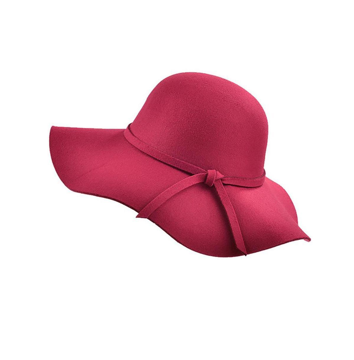 Haute Edition Womens Felt Wool Blend Floppy Hat Product Image