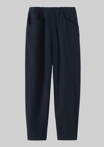 Alix Cotton Linen Pants | Slate Navy product image