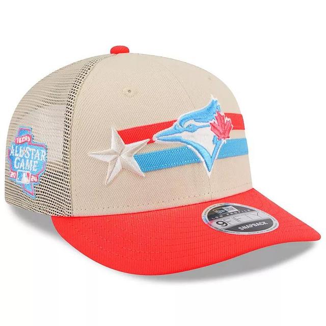 Mens New Era Cream Toronto Blue Jays 2024 MLB All-Star Game Meshback Low Profile 9FIFTY Snapback Hat Product Image