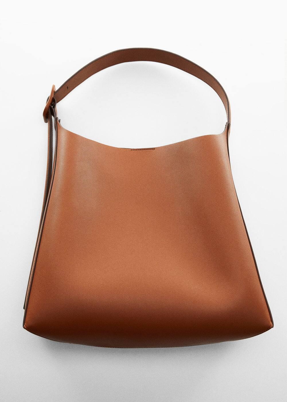 MANGO - Shopper bag with buckle - One size - Women Product Image