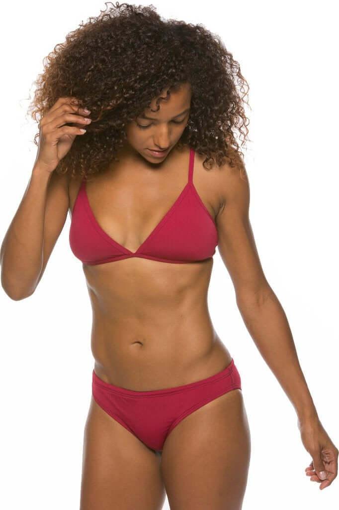 Andy Bikini Bottom - Cranberry Female Product Image