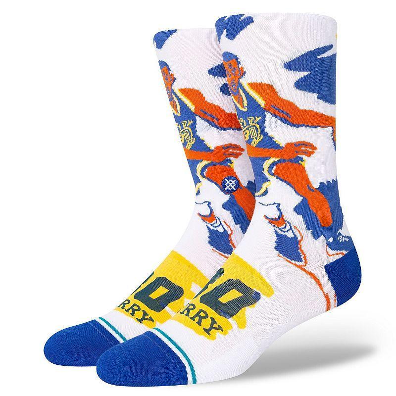 Mens Stance Stephen Curry Golden State Warriors Player Paint Crew Socks Product Image