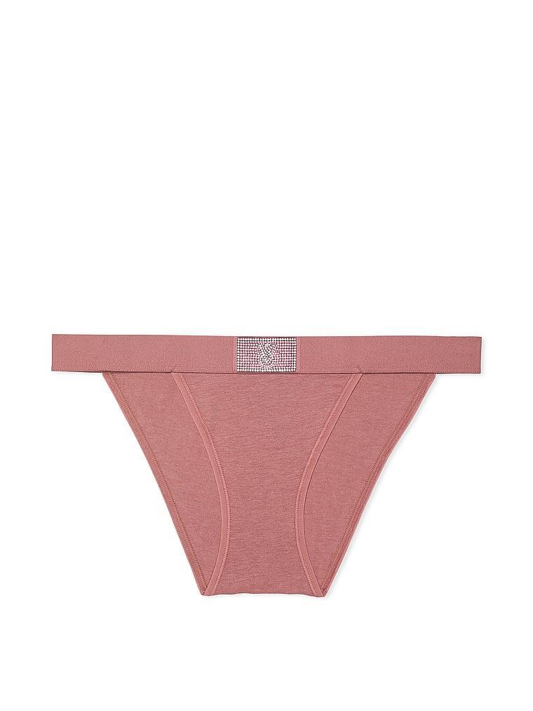 Logo Cotton Shine Patch Tanga Panty Product Image