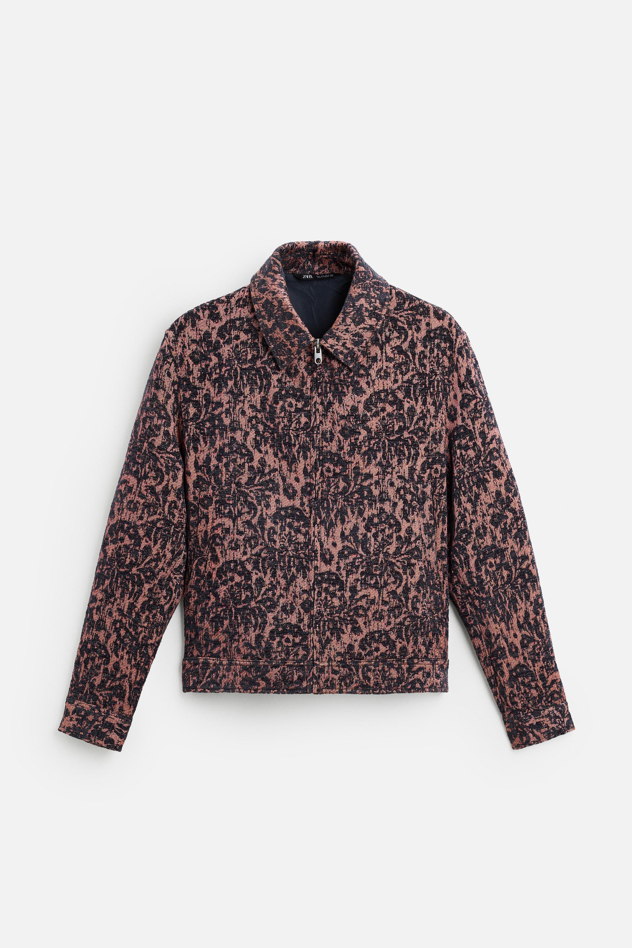 FLORAL JACQUARD JACKET Product Image