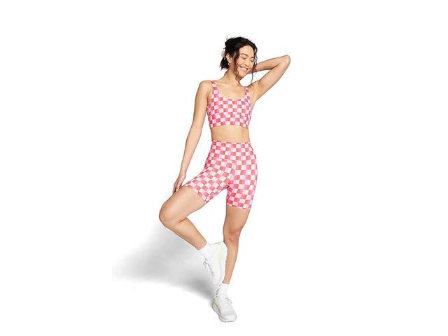 Beach Riot Zappos Print Lab: Check Me Out Leah Top (Optical Checkers) Women's Lingerie Product Image