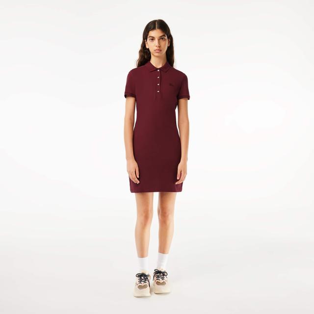 Women's Stretch Piqué Polo Dress Product Image