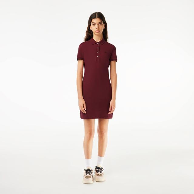 Slim Fit Stretch Piqué Polo Dress Product Image