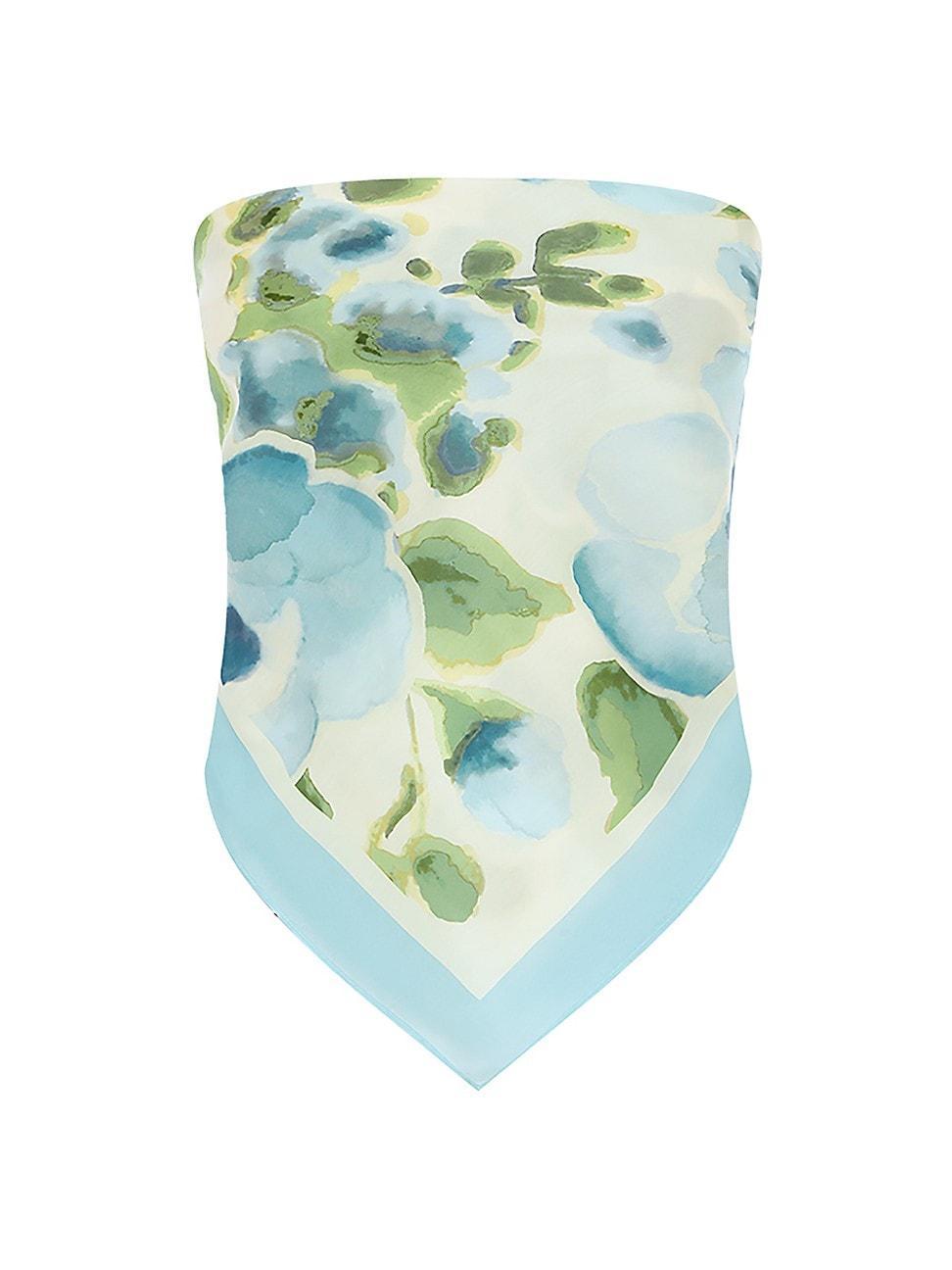 Womens Floral Signature Scarf Product Image