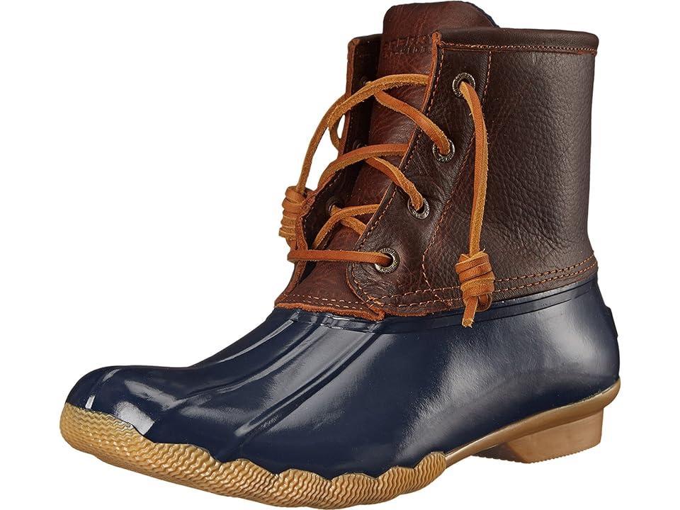 Sperry Saltwater Navy) Women's Lace-up Boots Product Image