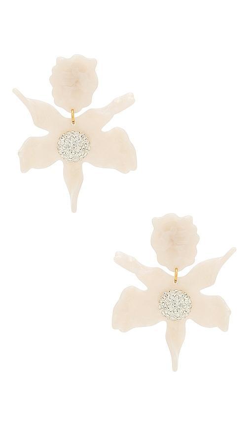 Lele Sadoughi Crystal Lily Earrings Product Image