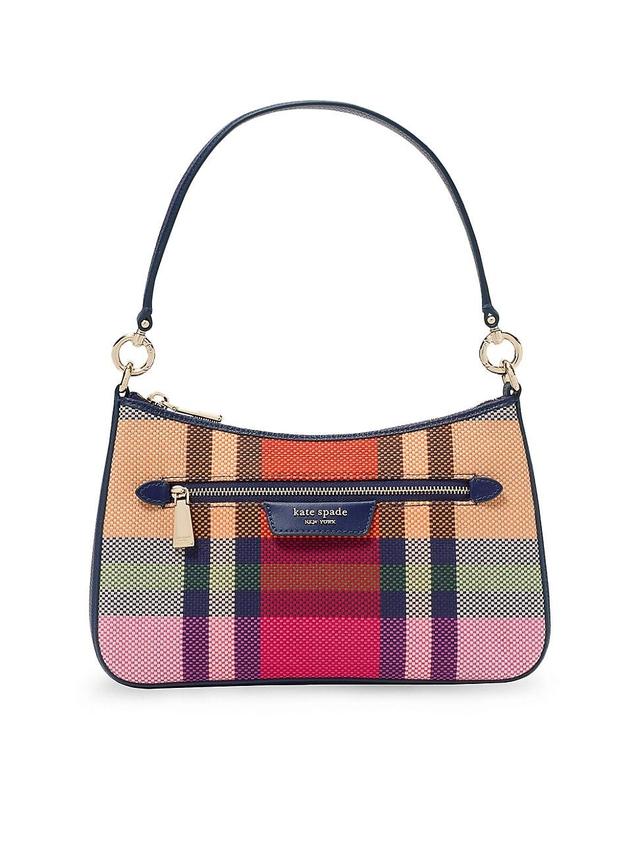 Womens Hudson Grand Plaid Convertible Crossbody Bag Product Image