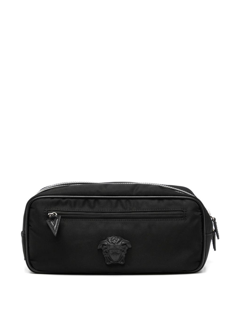 VERSACE Medusa Wash Bag In Blue Product Image