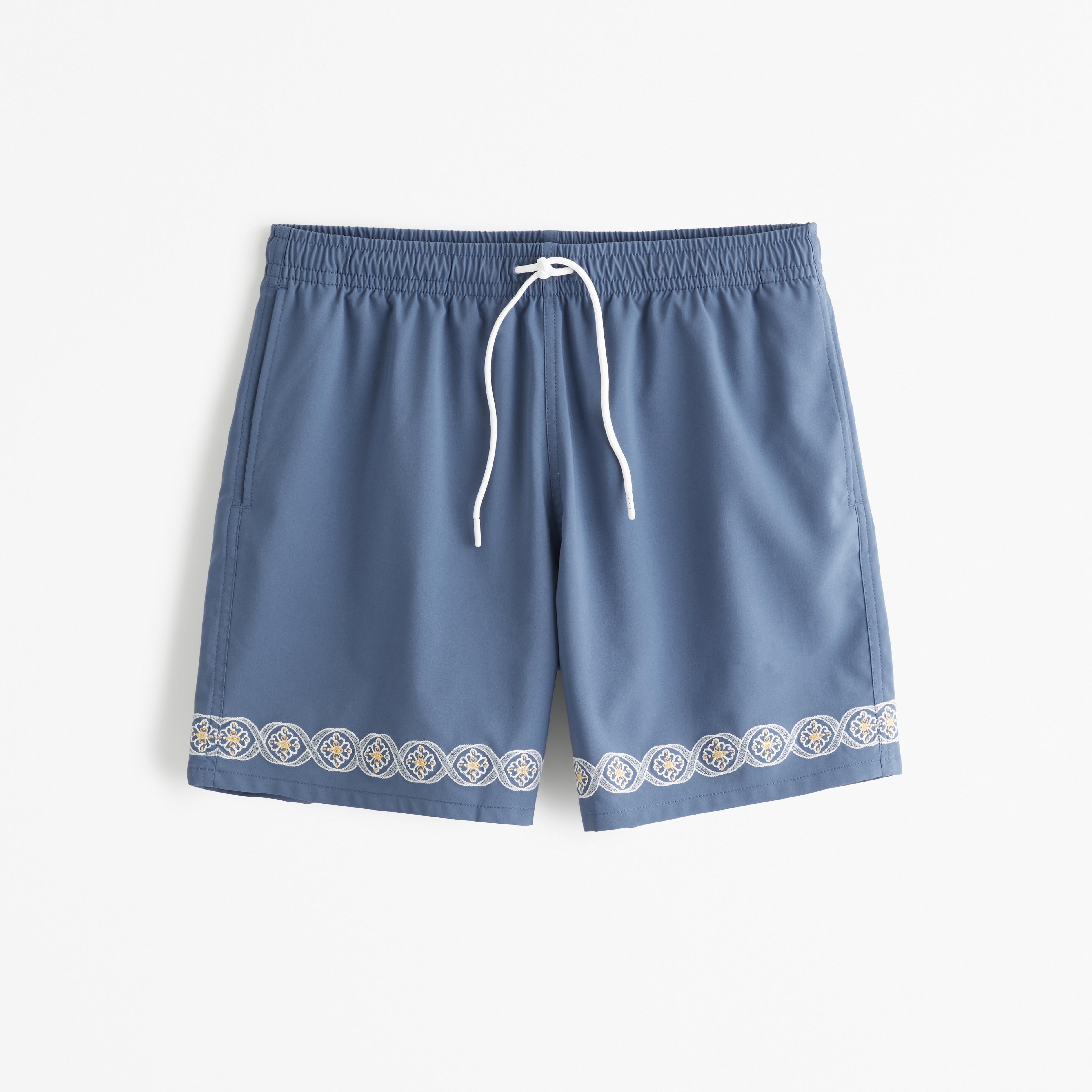 Pull-On Seersucker Swim Trunk Product Image