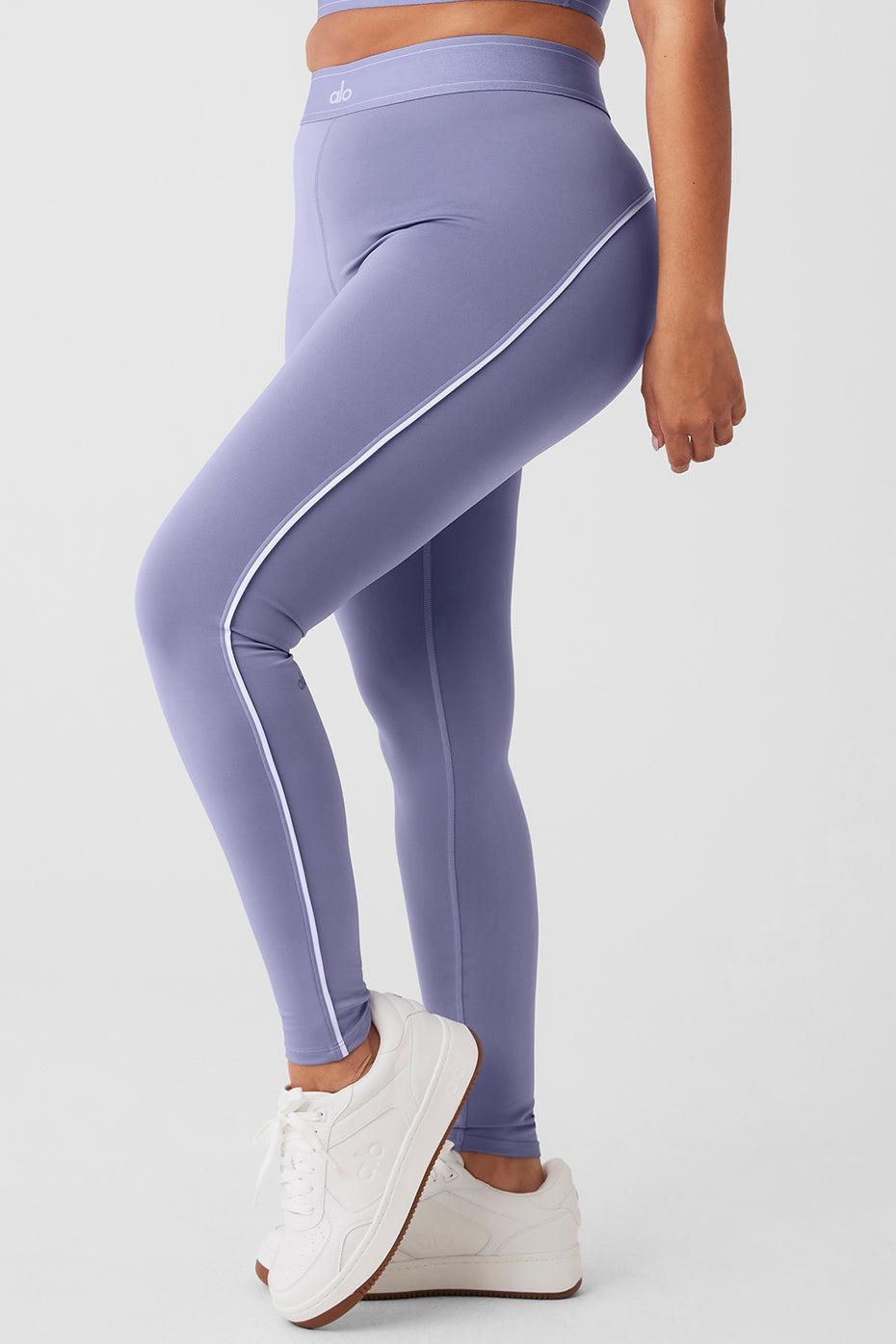 Airlift High-Waist Suit Up Legging - Lilac Blue/White Female Product Image