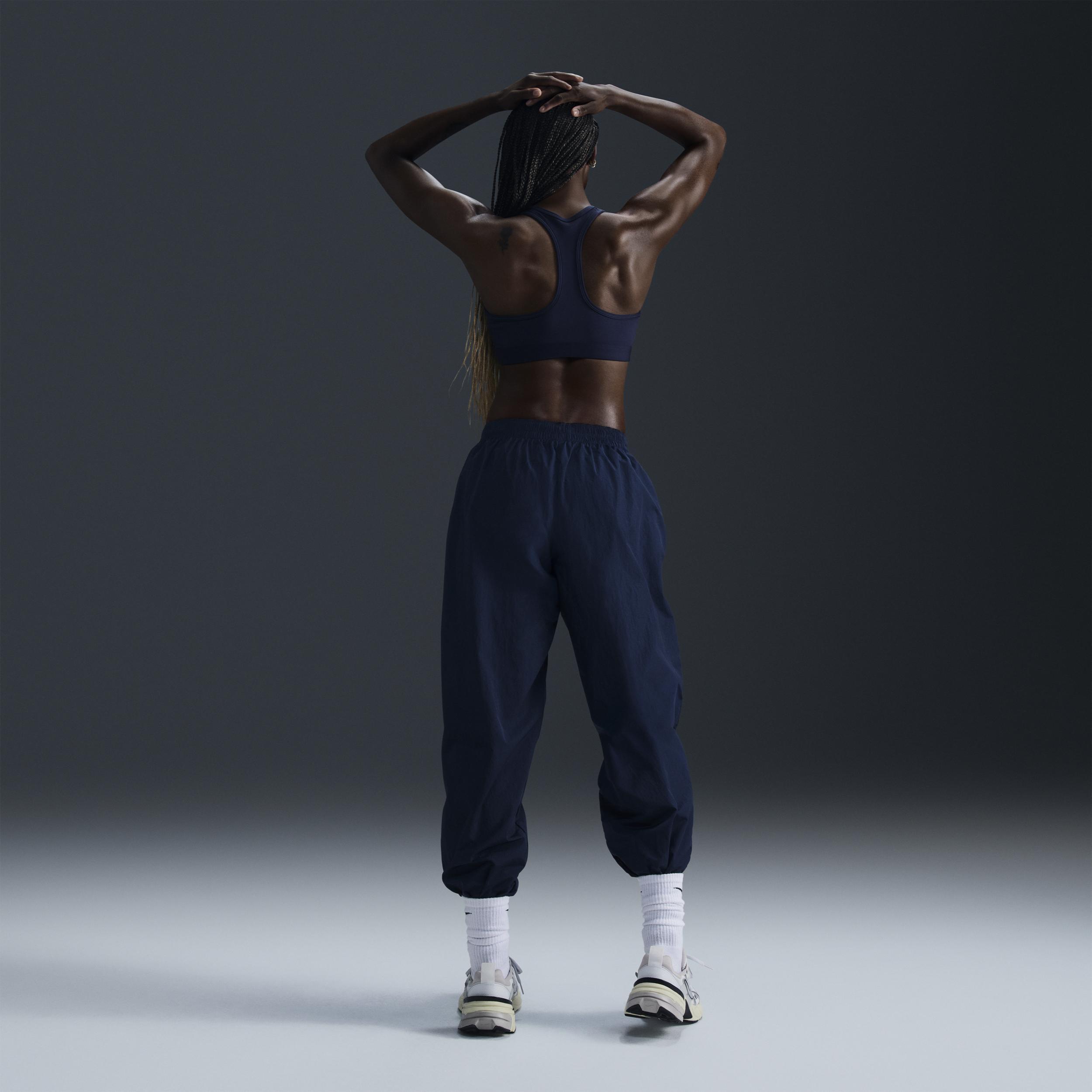 Womens Nike Sportswear Essential Mid-Rise Oversized Woven Jogger Pants Product Image