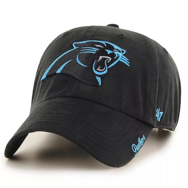 Womens Black Carolina Panthers Miata Clean Up Secondary Adjustable Hat Product Image