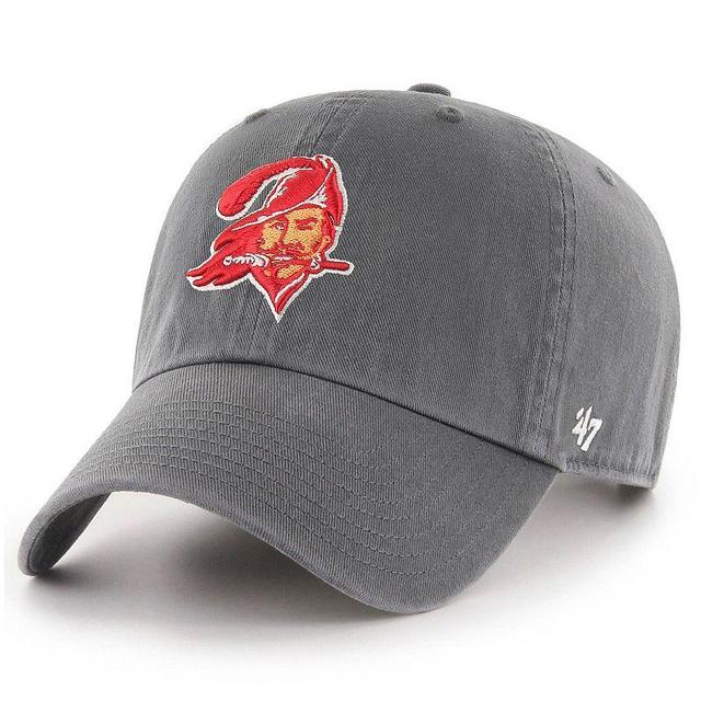 Mens 47 Charcoal Tampa Bay Buccaneers Clean Up Legacy Adjustable Hat Product Image