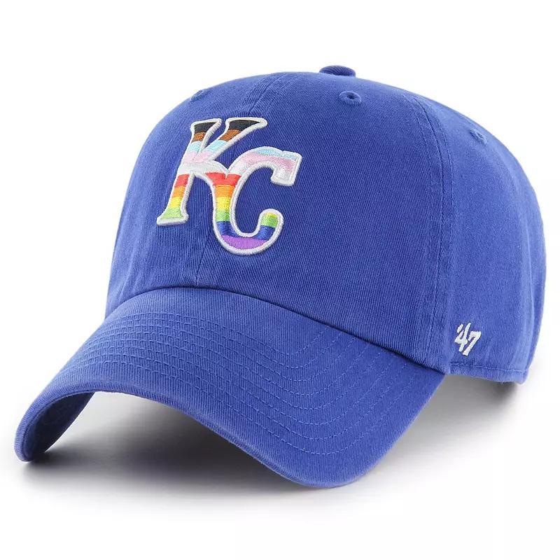 Mens 47 Royal Kansas City Royals Team Pride Clean Up Adjustable Hat Product Image