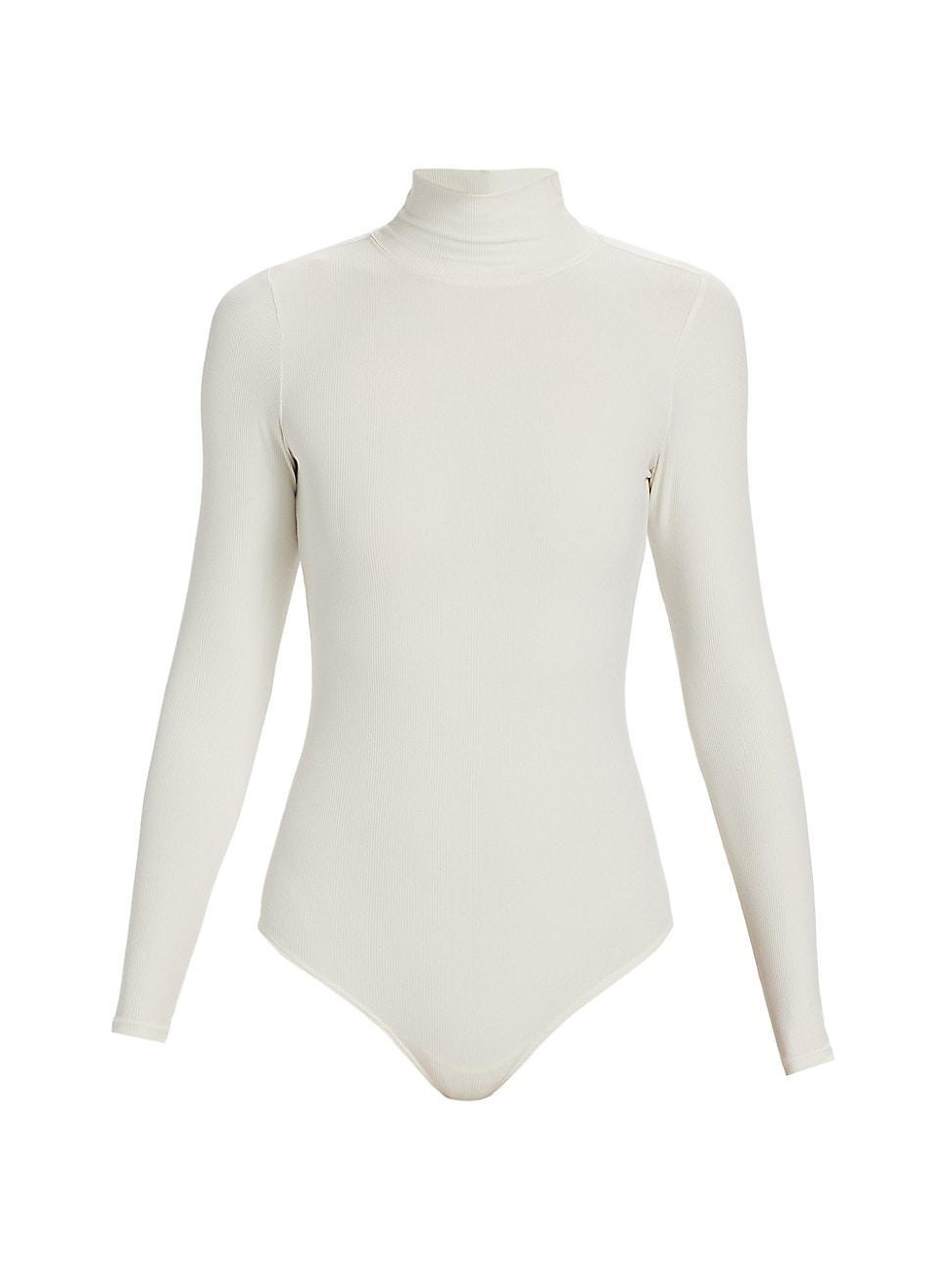 Suit Yourself Ribbed Long-Sleeve Turtleneck Bodysuit Product Image