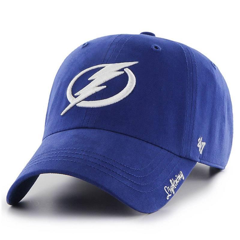 Womens 47 Blue Tampa Bay Lightning Team Miata Clean Up Adjustable Hat Product Image