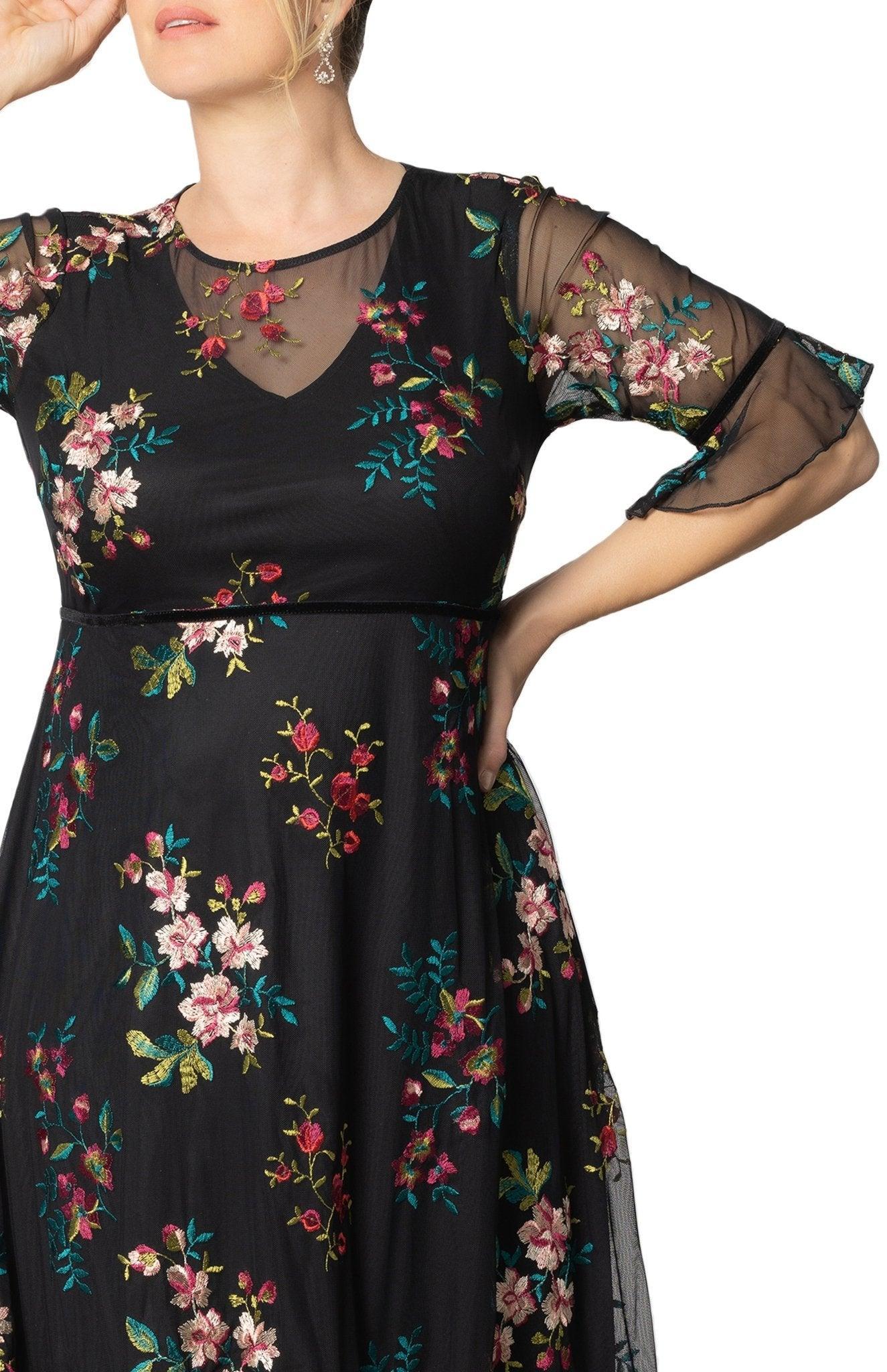 Wildflower Embroidered Dress - Plus Product Image