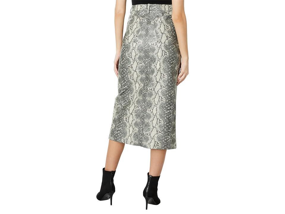 Steve Madden Avani Faux Leather Skirt in Neutral. Product Image