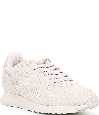 Lacoste Womens Linetrack Retro Inspired Sneakers Product Image