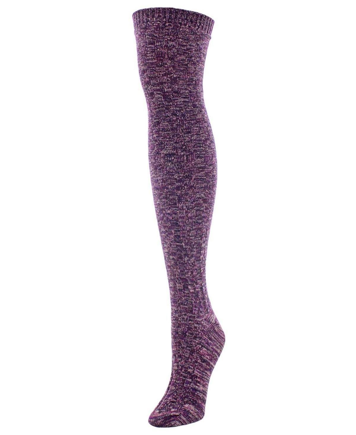 MeMoi Womens Braid Trails Over The Knee Socks Product Image