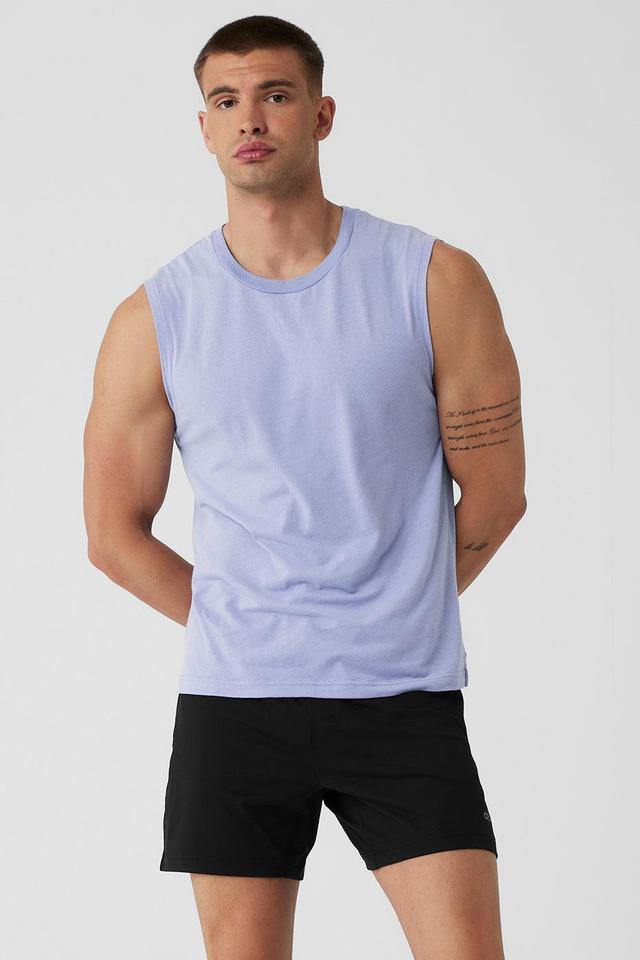 The Triumph Muscle Tank - Icy Purple Male Product Image