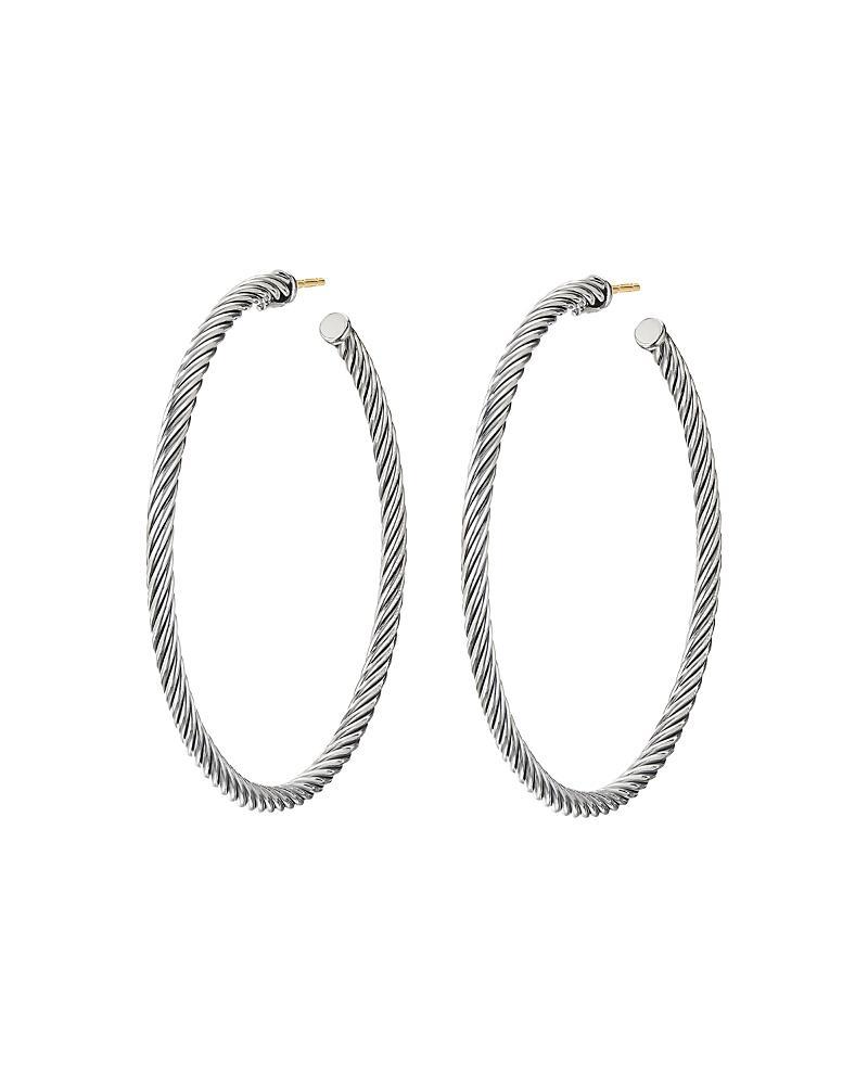 David Yurman Large Cable Hoop Earrings Product Image