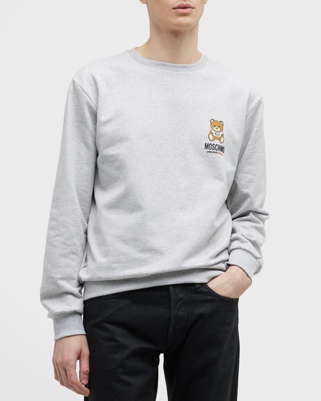 Mens Sweatshirt with Teddy Bear Logo Product Image