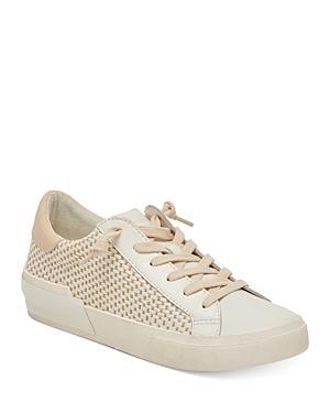 Zina Sneaker In White/tan Leather Product Image