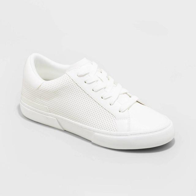 Women's Maddison Sneakers with Memory Foam Insole - A New Day™ White 6 Product Image